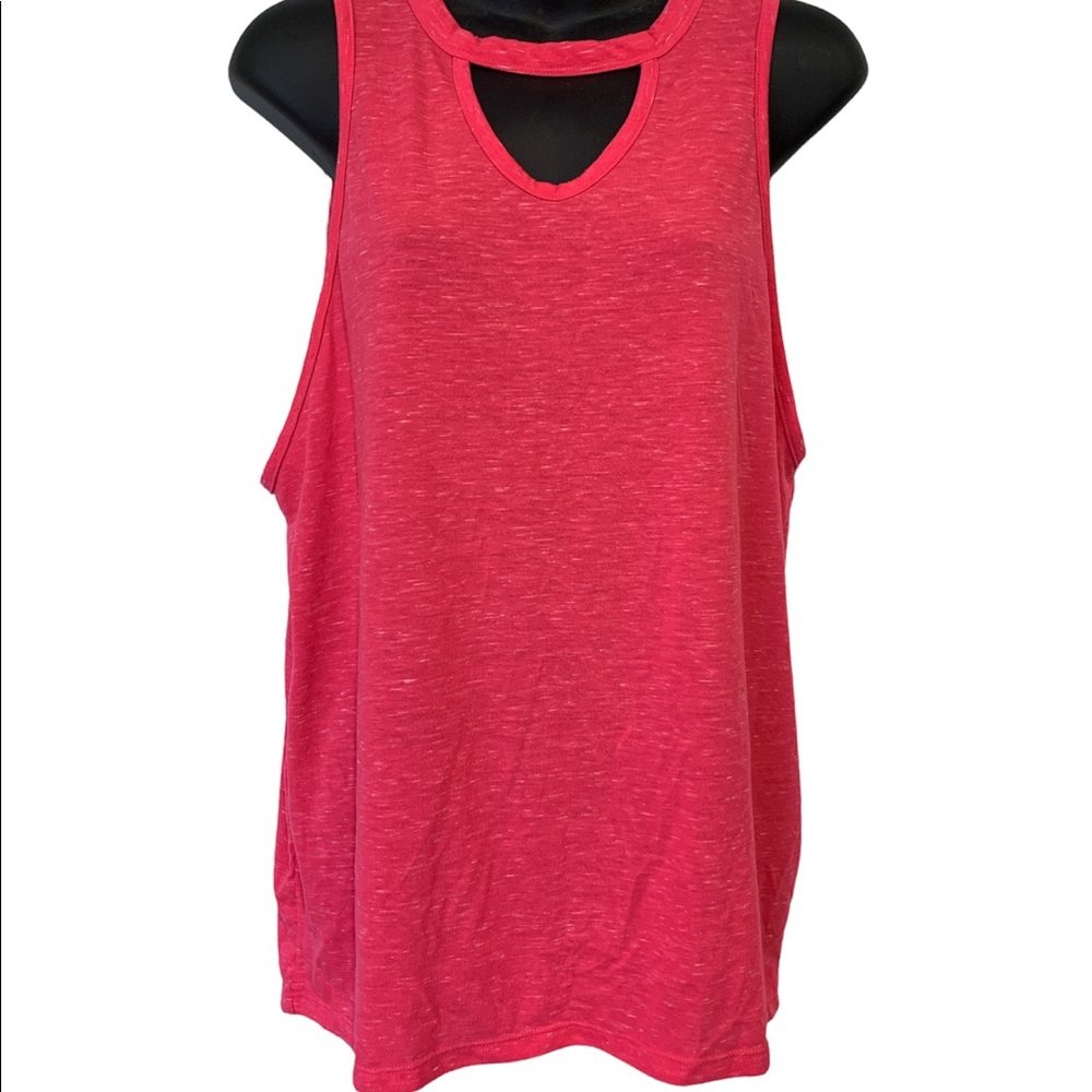 VSX Victoria’s Secret keyhole open back high neck athleisure sleeveless top